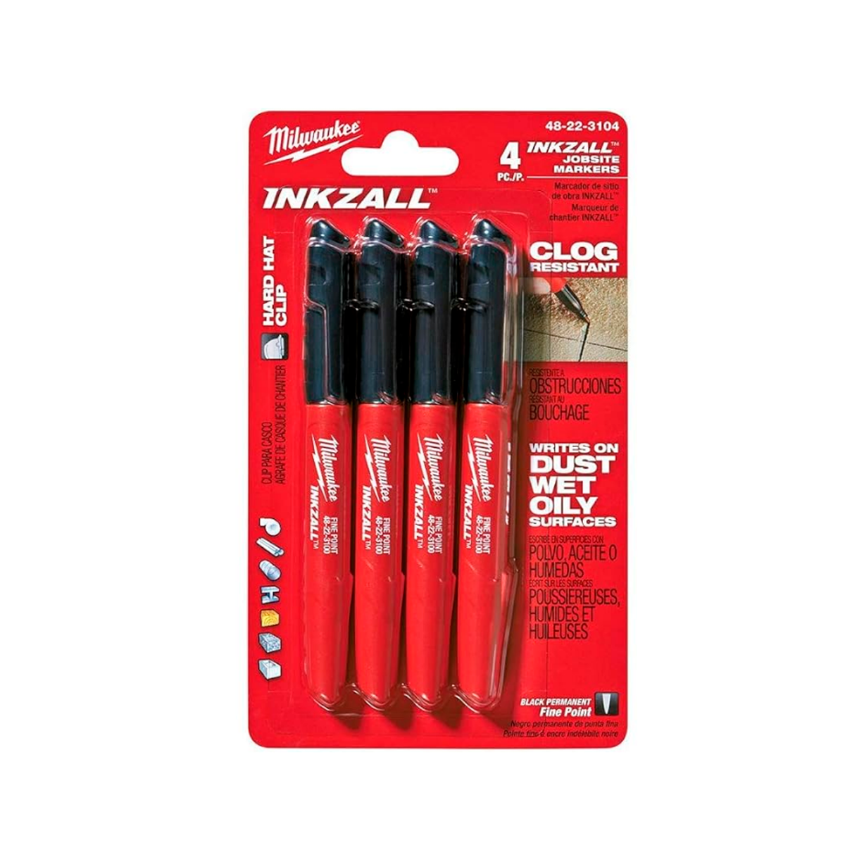 Chocla Milwaukee + Marcador x4