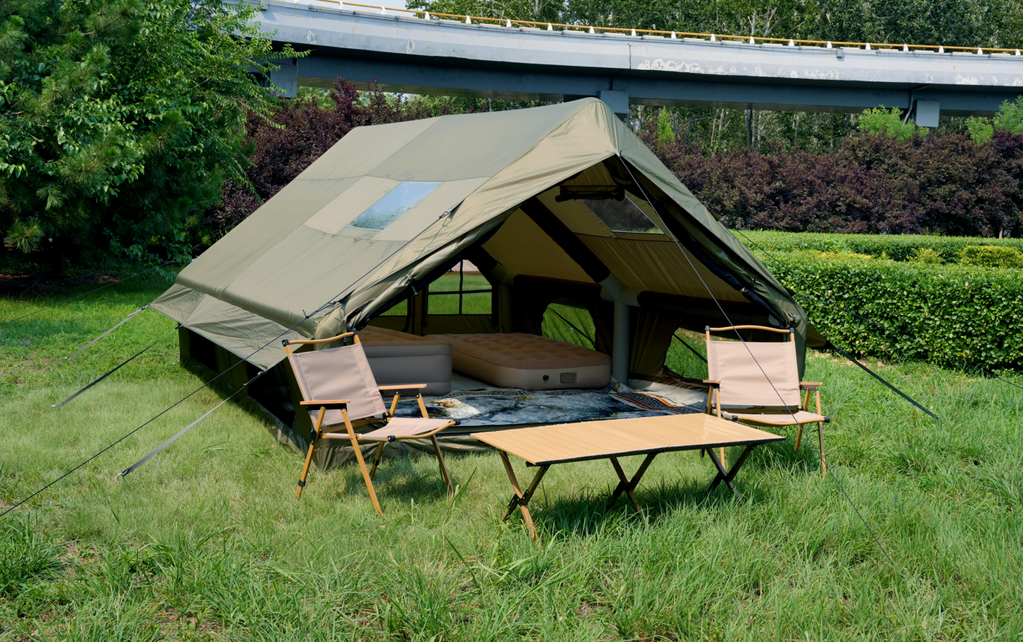 Carpa Camping 8–10 Personas Doble Capa – Amplia, Resistente y Familiar