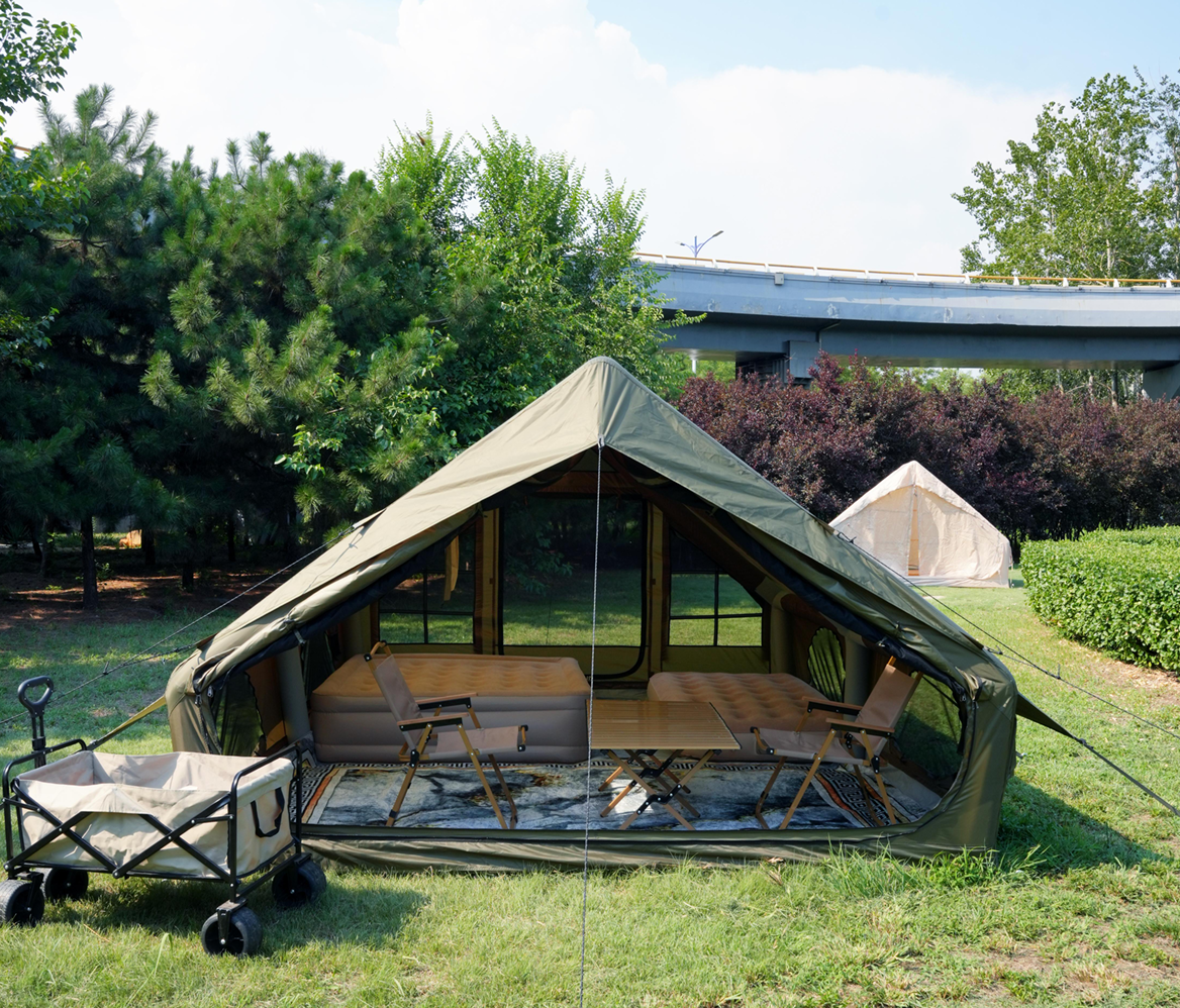Carpa Camping 8–10 Personas Doble Capa – Amplia, Resistente y Familiar