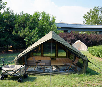 Carpa Camping 8–10 Personas Doble Capa – Amplia, Resistente y Familiar
