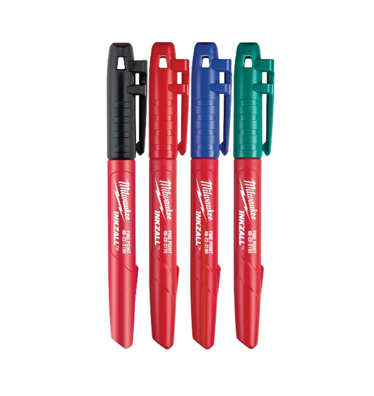 Marcadores De Colores Milwaukee 48-22-3106 Pack de 4