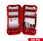 Juego De Puntas 40pcs Milwaukee 48-32-4022