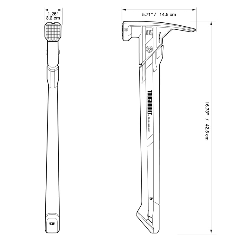 Martillo Para Clavos TB-H1-1SBR-S20 Toughbuilt