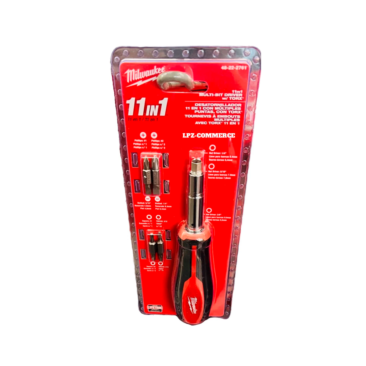 Destornillador Milwaukee 11 en 1 48-2-2761