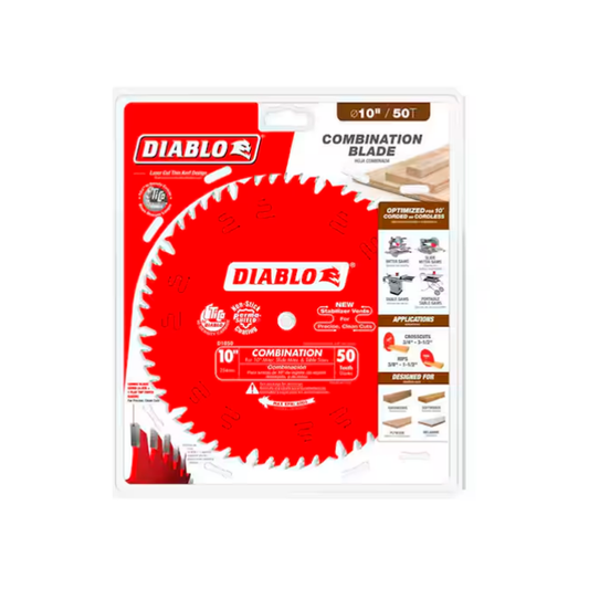 Disco Diablo 10´´ 50T D1050X Diente Para Madera