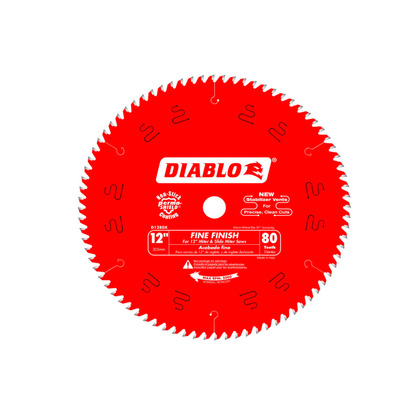 Disco Diablo 12´´ 80T D1280X  dientes para madera