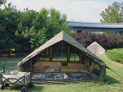 Carpa Camping 8–10 Personas Doble Capa – Amplia, Resistente y Familiar