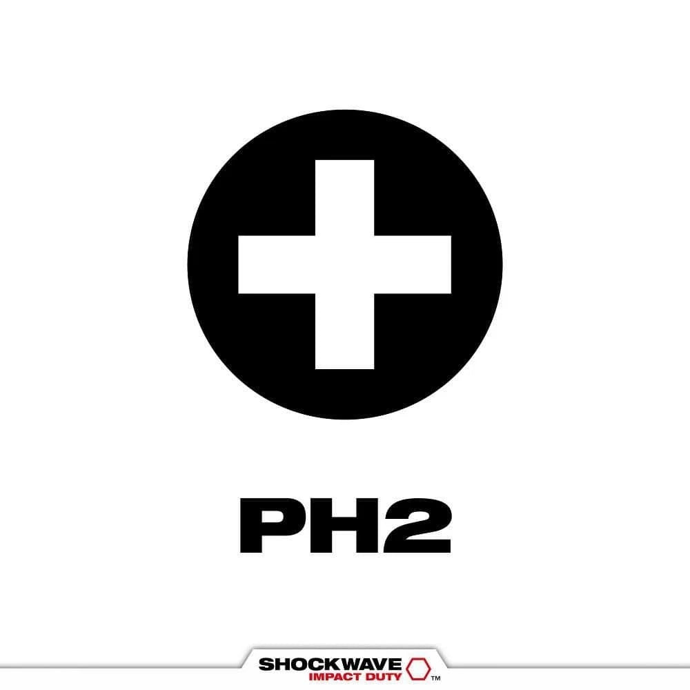 Puntas Milwaukee PH2 3 1/2´´ 48-32-4564